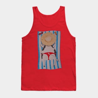 Meat on the beach Tank Top